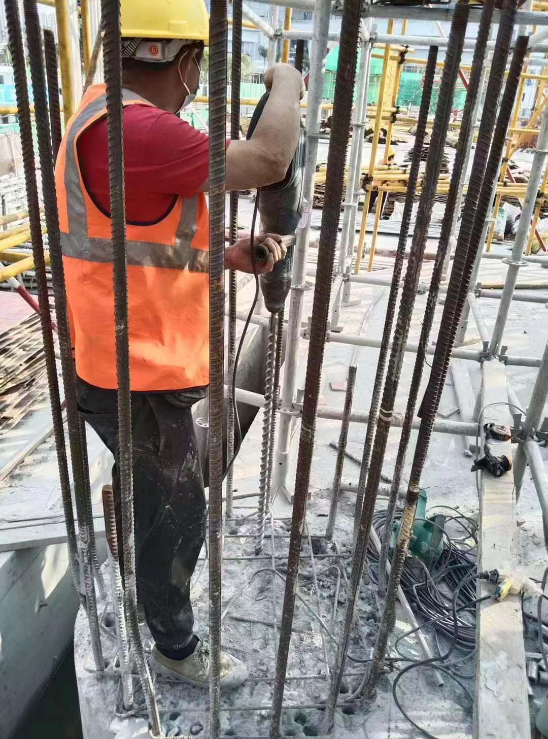 吉县增大截面法加固框架柱施工方案